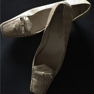 PRADA snakeskin kitten heels